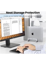 Resim Ugreen Alüminyum Notebook Apple Uyumlu MacBook Dikey Masaüstü Standı 