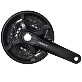 Resim Shimano FC-MT210-3 9s 44-32-22T 170mm Hollowtech II Aynakol Kapaklı 