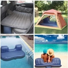 Resim Kampta Araçta Kullanılabilir Şişme Yatak 