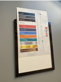 Resim 5 Adet A4 Kahve Belge Sertifika Diploma Çerçevesi Föylük 