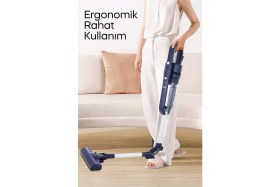 Resim Sinbo SVC-8625 800 ml Geniş Toz Haznesi ile Dikey & El Süpürgesi Yüksek Emiş Gücü ve Katlanabilir Boru 