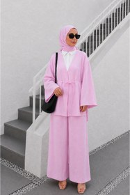 Resim bellura Önden Bağlamalı Kimono Takım 