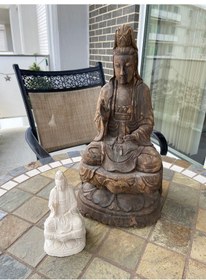 Resim Opencart Çin Kwan Yin Heykeli Sadece Plastik Aparattır 