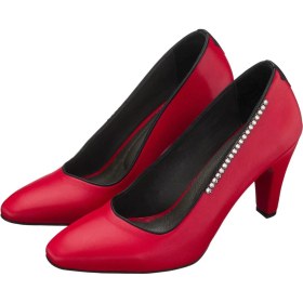 Resim Costo Shoes AYS7986 Kırmızı Deri Topuklu Özel Seri Kadın Stiletto 