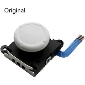 Resim Beyaz-1 Adet 3d Analog Sensör Çubuğu Joystick Nintendo Anahtarı İçin Yedek Joycon Denetleyici Kolu Oyun Aksesuarları 