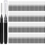 Resim 120PCS Interdental Fırçalar, Diş Temizleme Aletleri Için Dişli Fırça Temizleyici Verimli Ağız Bakımı Için Spiral Diş Fırçası (Yurt Dışından) 