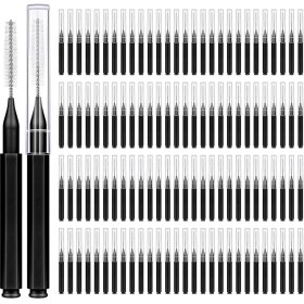 Resim 120PCS Interdental Fırçalar, Diş Temizleme Aletleri Için Dişli Fırça Temizleyici Verimli Ağız Bakımı Için Spiral Diş Fırçası (Yurt Dışından) 