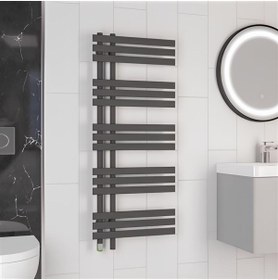 Resim ELEKTRAD Remini 500x 1200 Antrasit Dekoratif Havlupan 400w(KURU ELEKTRİKLİ) Bakım Gerektirmez!!! 