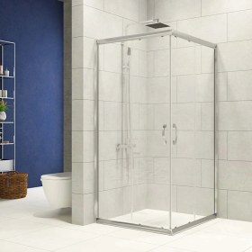 Resim Durul Duşakabin Kare 5mm Şeffaf Cam H:190 cm 