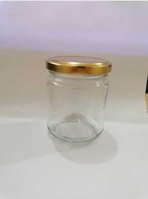 Resim ziylan 100 Adet 210 Cc Cam Kavanoz - Gold Kapak - Hediyelik , Hobi , Düğün, Nişan-mini Kavanoz 