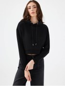 Resim Loft Siyah Kadın Sweatshirt Lf2041030 Siyah 