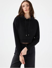 Resim Loft Siyah Kadın Sweatshirt Lf2041030 Siyah 
