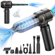 Resim Suitu Taşınabilir Ev ve Araba Elektrikli Süpürge, USB Şarj Edilebilir, Arabalar, Evler, Ofisler ve Kamp için Uygun, Elde Taşınabilir Yüksek Güçlü Kablosuz Süpürge, Araba ve Ev Kullanımı için, Araba Elektrikli Süpürge, Araba Aksesuarları, Ev için Süpürge, Taşınabilir Süpürge, Kablosuz Süpürge 