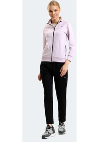 Resim Slazenger RICHMAL Kadın Fermuarlı Dik Yaka Cepli Lila Eşofman Takımı 
