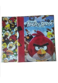 Resim Abka Angry Birds A4 Yapışkanlı Defter Kabı 4'lü 