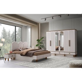 Resim Irmak Mdf Bazalı Yatak Odası Takımı 