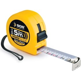 Resim Dayanıklı Çelik Şerit Metre 10MT x 25MM, Hassas Ölçüm Aracı 