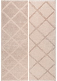 Resim Rodney Vl Yıkanabilir Kaydırmaz Çift Taraf Pamuk Dokuma Beyaz Rix Premium Kalite Kilim Bej 
