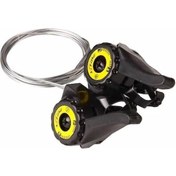 Resim Bisiklet Sağ - Sol Vites Kolu Cırcırlı Model + Halat Sarı - Siyah 