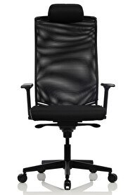 Resim Bürosit File 9 Başlıklı Plastik Siyah Yönetici Koltuğu 