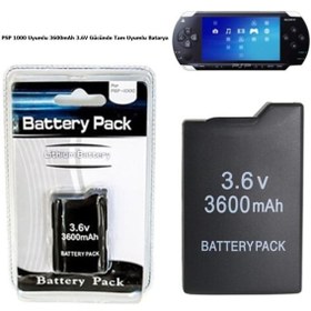 Resim CAFELE Psp 1000 Portable Yüksek Kapasite 3600mah Batarya 