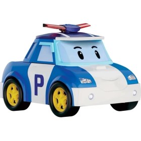 Resim robocar poli büyük transforming sesli robot 