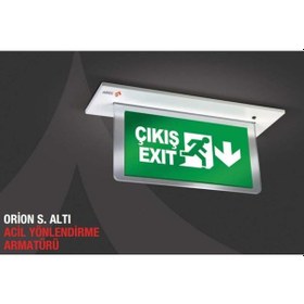 Resim Arsel Orion Aeb-39223-L Sıva Altı Acil Çıkış Yönlendirme Armatürü 