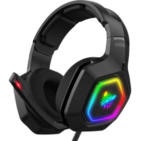 Resim Digital Computer Home Onıkuma K10 Rgb Oyun Kulaklığı Kablolu Kulaklık Gürültü Önleyici Mikrofonlu Kulak Üstü Kulaklık (Yurt Dışından) 
