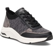 Resim Skechers ARCH FIT S-MILES SLITHERING STEPS KADIN SPOR AYAKKABI 155566 155566-BLK 