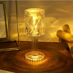 Resim Romantik Hediye 2in1 Led Işıklı Mini Abajur + Işıklı Bardak Gün Işığı Led Masa Lambası Pilli Led Işık 