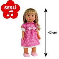 Resim City Girl Şarkı Söyleyen ve Yürüyen Bebek 43 Cm 