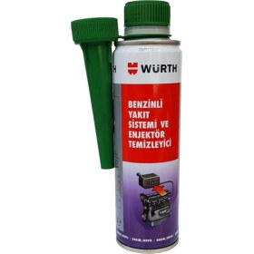 Resim Würth Benzinli Yakıt Sistemi ve Enjektör Temizleyici 1 Adet Düşük Yakıt Maliyeti Sağlar 
