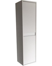 Resim Mdflam Boy Dolap Parlak Beyaz 