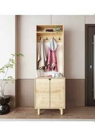 Resim Padova Portmanto Vestiyer Ayakkabılık 2 Kapaklı 4 Askılı 