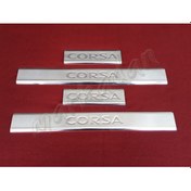 Resim Db Chrome Opel Corsa D Krom Kapı Eşiği 2006-2015 4 Parça P.Çelik 