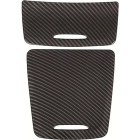Resim Chuangyinshop Mercedes W176 Cla C117 Gla X156 Karbon Fiber Konsol Saklama Kutusu Yükseltilmiş 