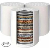 Resim Pazly 3 Parça 30 Seviyeli Yedek Filtre Kartuşları, Dayanıklı Dairesel Tasarım, Yüksek Kaliteli Çok Katmanlı Filtre, Ev Ve T 