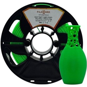 Resim Filamark Pla Plus Filament Açık Yeşil 1.75mm 1kg-4234 