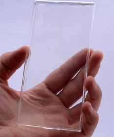Resim Sony Xperia XZ Kılıf Zore Ultra İnce Silikon Kapak 0.2 mm Şeffaf Kılıf 