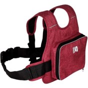 Resim Kırmızı Katlanabilir Depolama Çocuk Emniyet Kemeri 