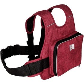 Resim Kırmızı Katlanabilir Depolama Çocuk Emniyet Kemeri 