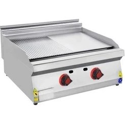 Resim CSA Karacasan 700 Seri Set Üstü Doğalgazlı Yarı Kanallı Izgara 