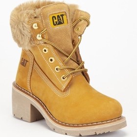 Resim Caterpillar Nıkkı Kadın Sarı Nubuk Bot-21209 Sarı 