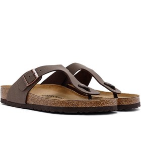 Resim Birkenstock Erkek Kahverengi Gizeh Parmak Arası Terlik - Kahverengi / 4 