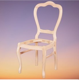Resim Bengimobilya Sandalye Avangart Aslan Model 4Adet Kayın Torna Ayak Ham Natüre K 