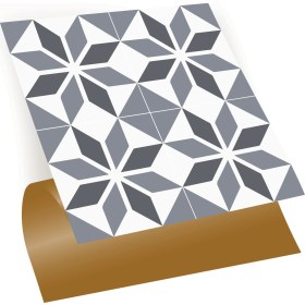 Resim Tink Kendinden Yapışkanlı Geometrik 028 Desenli Pvc Karo 30X30 cm (56 Adet) 5m2 