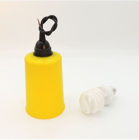 Resim Eko Dış Mekan Aydınlatma Kırmızı Ampul Bahçe Feneri Sarı 