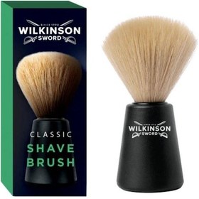 Resim Wilkinson Sword Classic Tıraş Fırçası Sentetik Kıl, Geleneksel Islak Tıraş İçin İdeal Erkek Bakımı 