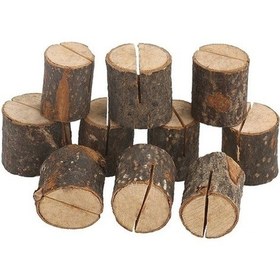 Resim Novahub 10 Adet Kütük Not Tutucu Klipsi, Yaratıcı Ev Dekor Aksesuarları, Kendin Yap Süsler 