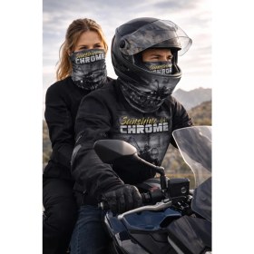 Resim Colizon Unisex Motosiklet Maskesi Bandana - Uv Korumalı Termal Outdoor Boyunluk-Buff 